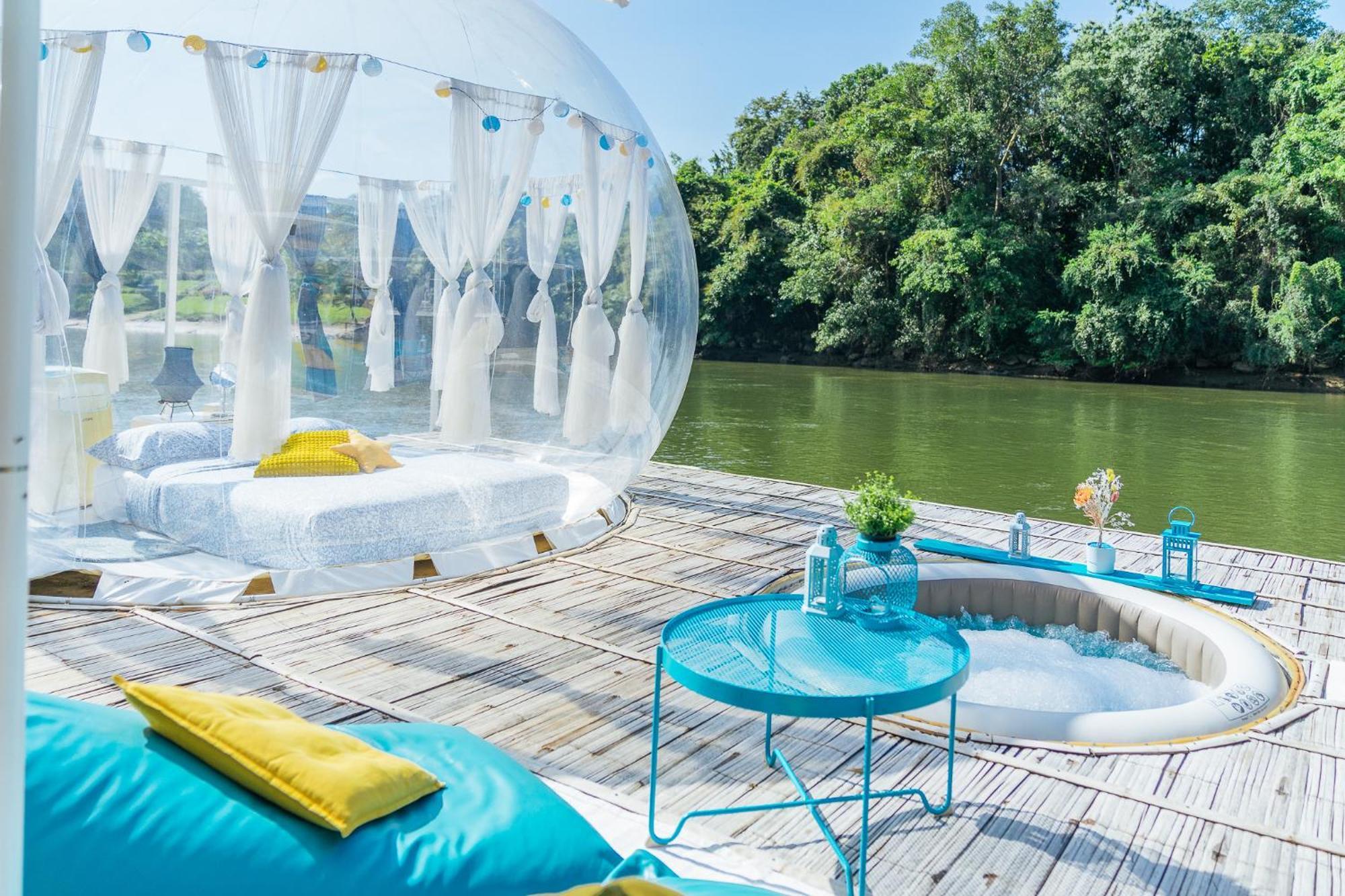 The Three Bubble Houses Ban Huai Maenam Noi Eksteriør billede