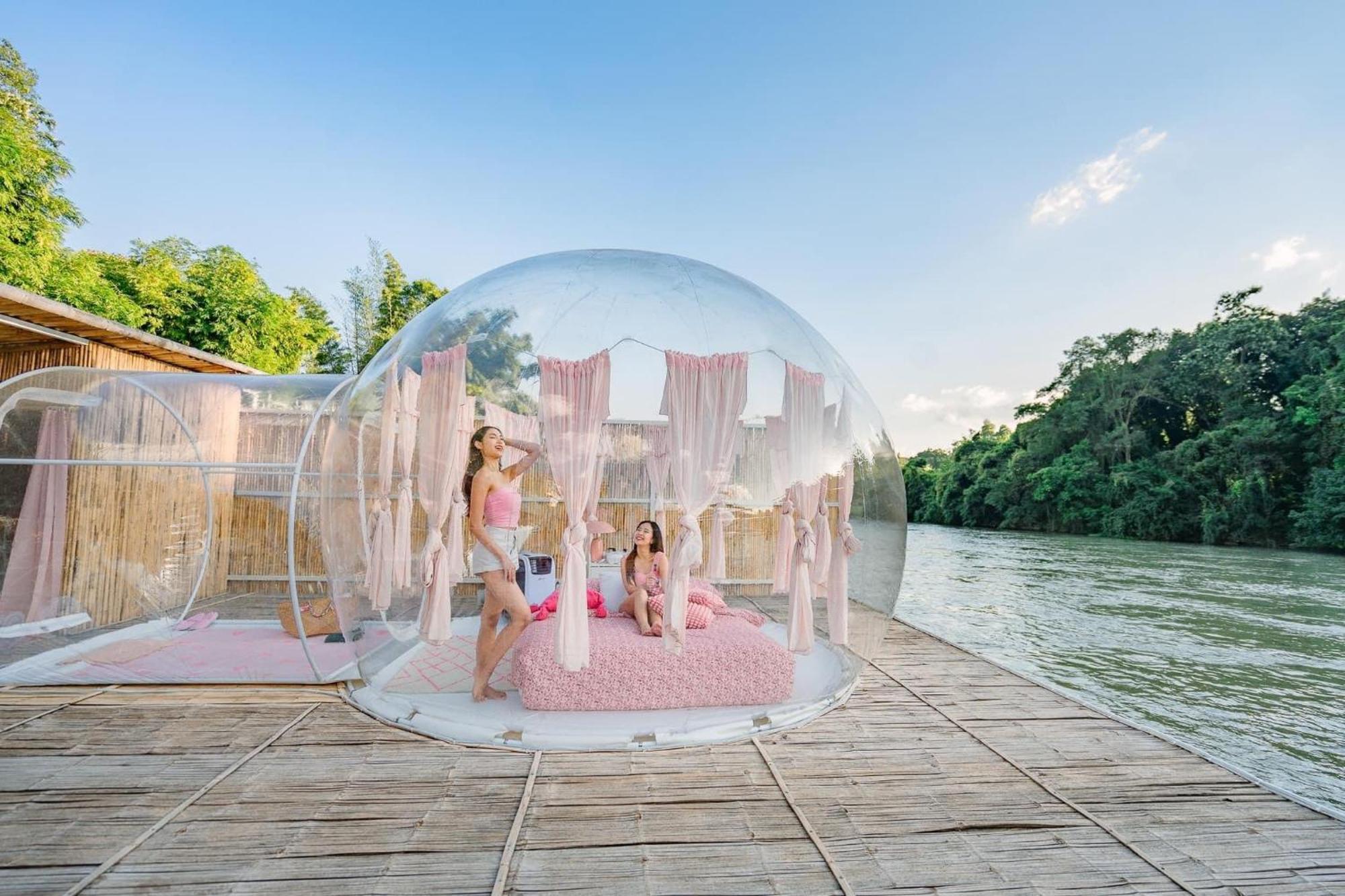 The Three Bubble Houses Ban Huai Maenam Noi Eksteriør billede